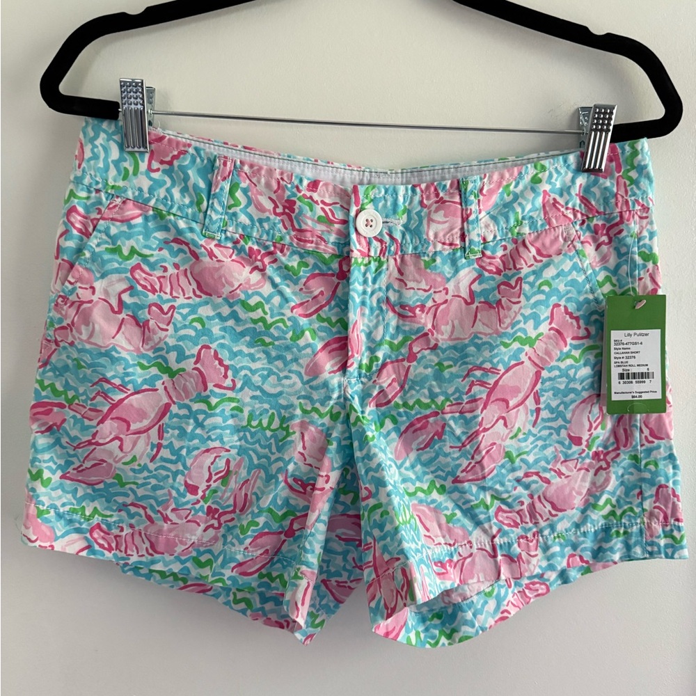 NWT Lilly Pulitzer Lobstah Roll Callahan Shorts Size 6